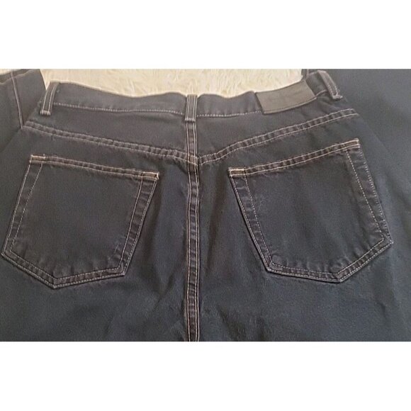 Calvin Klein Jeans Women Size 10 Power Stretch Straight Leg Dark Wash Denin 90s - Picture 3 of 9